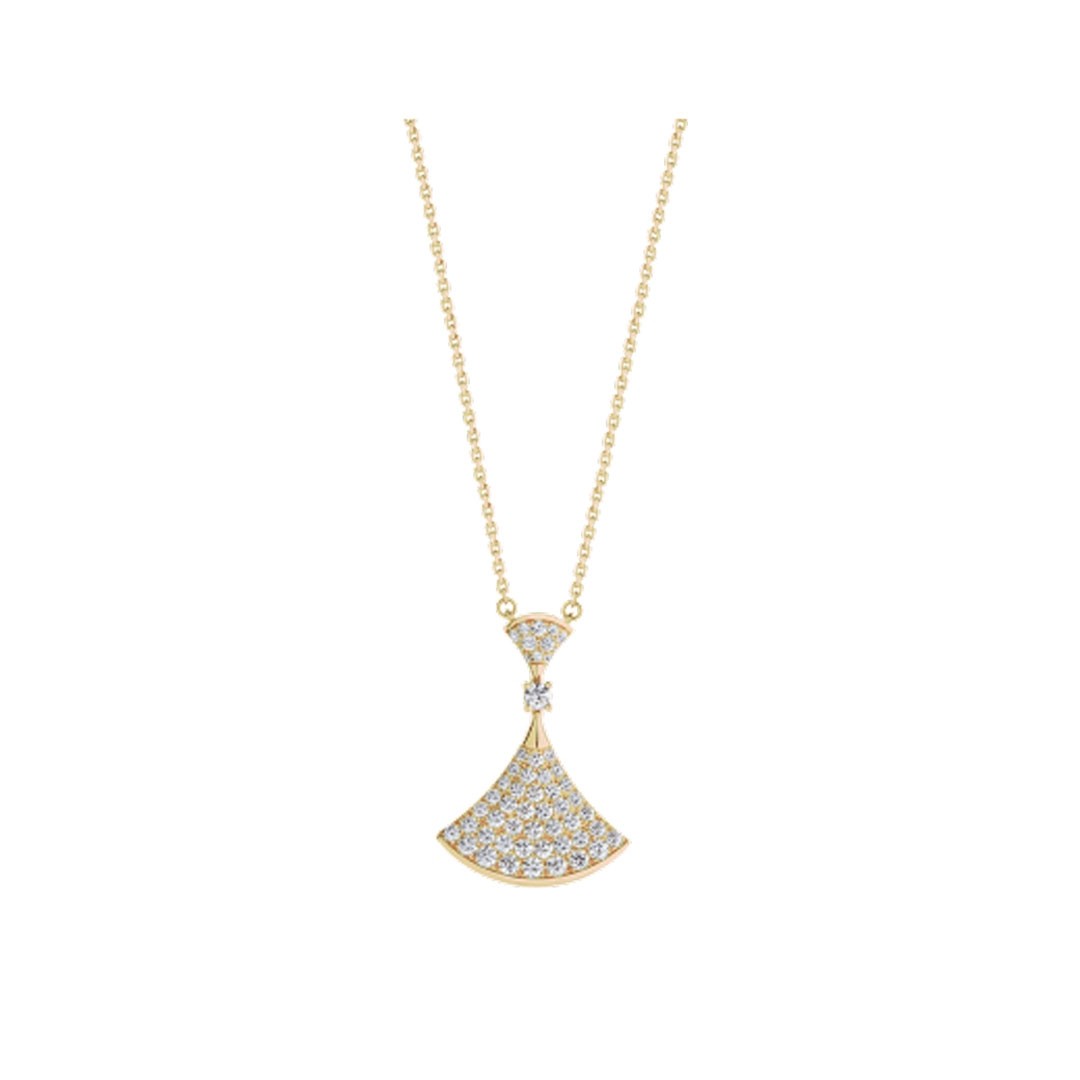 [Regalia jewelry]DREAM NECKLACE GOLD FULL DIAMOND