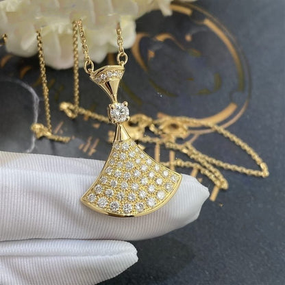 [Regalia jewelry]DREAM NECKLACE GOLD FULL DIAMOND