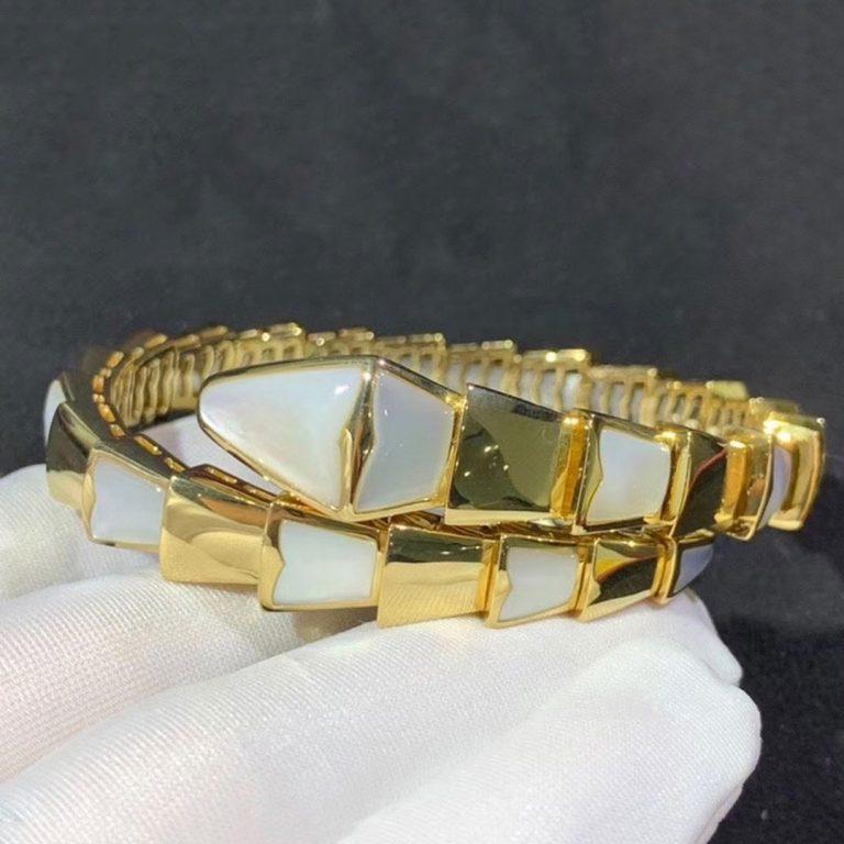 [Regalia jewelry]SERPENTI BRACELET MOP GOLD