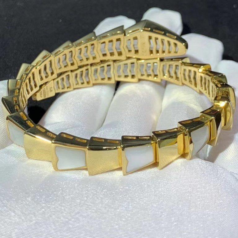 [Regalia jewelry]SERPENTI BRACELET MOP GOLD