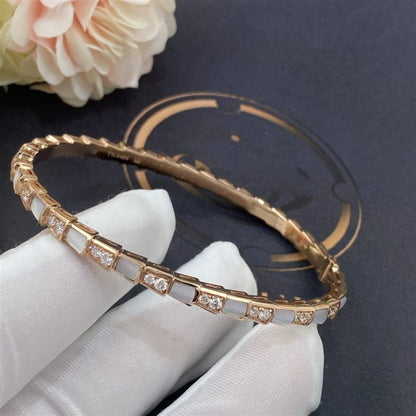 [Regalia jewelry]SERPENTI BRACELET PINK GOLD MOP DIAMOND