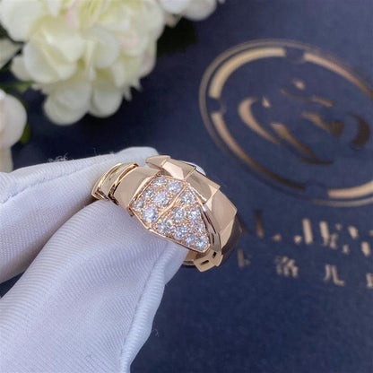 [Regalia jewelry]SERPENTI RING PINK GOLD DIAMOND