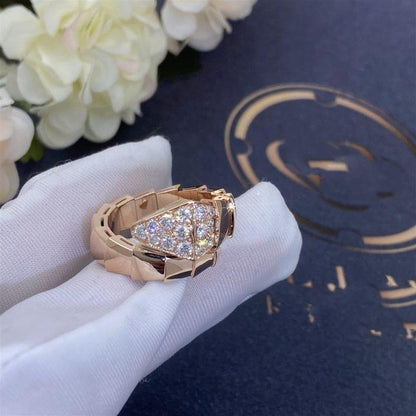 [Regalia jewelry]SERPENTI RING PINK GOLD DIAMOND