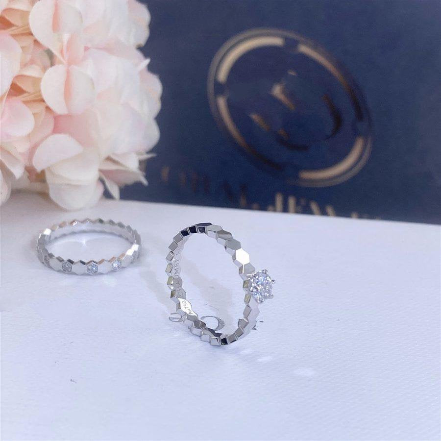 [Regalia jewelry]BEE LOVE RING SILVER 1 DIAMOND