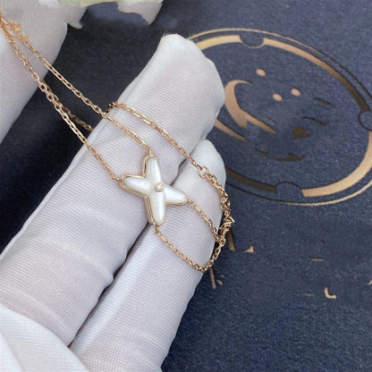 [Regalia jewelry]JEUX BRACELET WHITE MOP PINK GOLD 1 DIAMOND