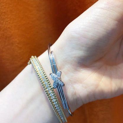 [Regalia jewelry]JEUX DE BRACELET SILVER DIAMONDS