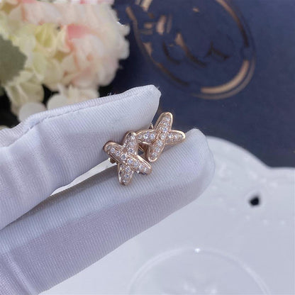 [Regalia jewelry]JEUX DE PINK GOLD DIAMOND EARRINGS