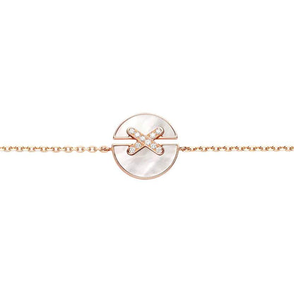 [Regalia jewelry]JEUX DE BRACELET MOP PINK GOLD DIAMONDS