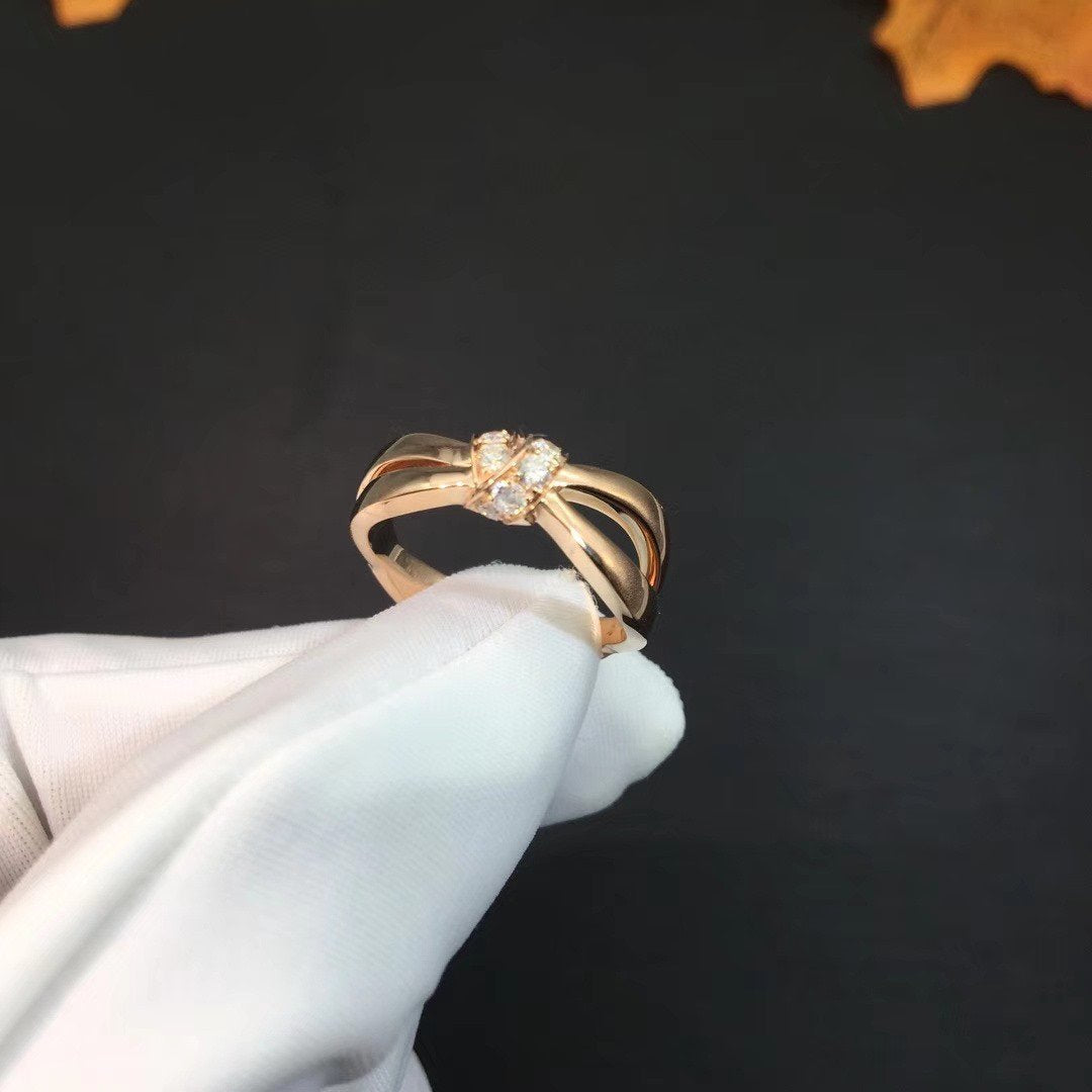 [Regalia jewelry]LIENS RING PINK GOLD DIAMOND
