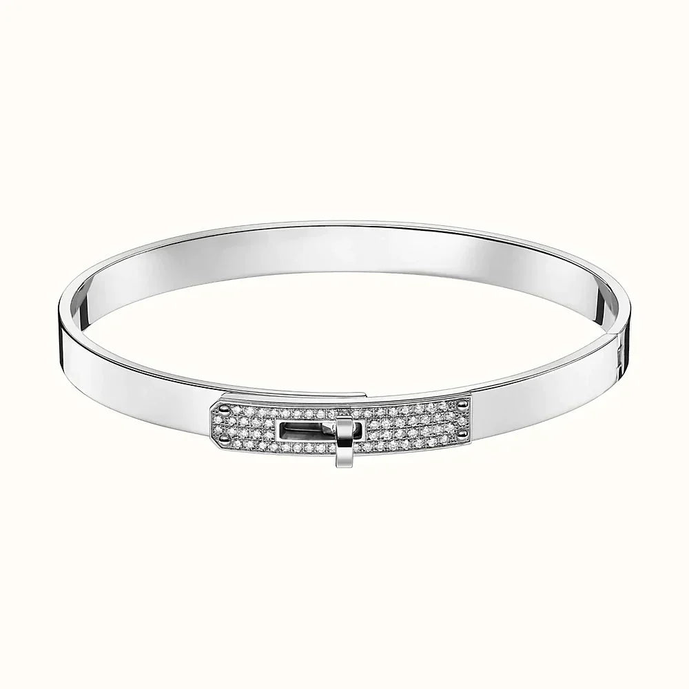 [Regalia jewelry]KELLY SILVER DIAMOND BRACELET
