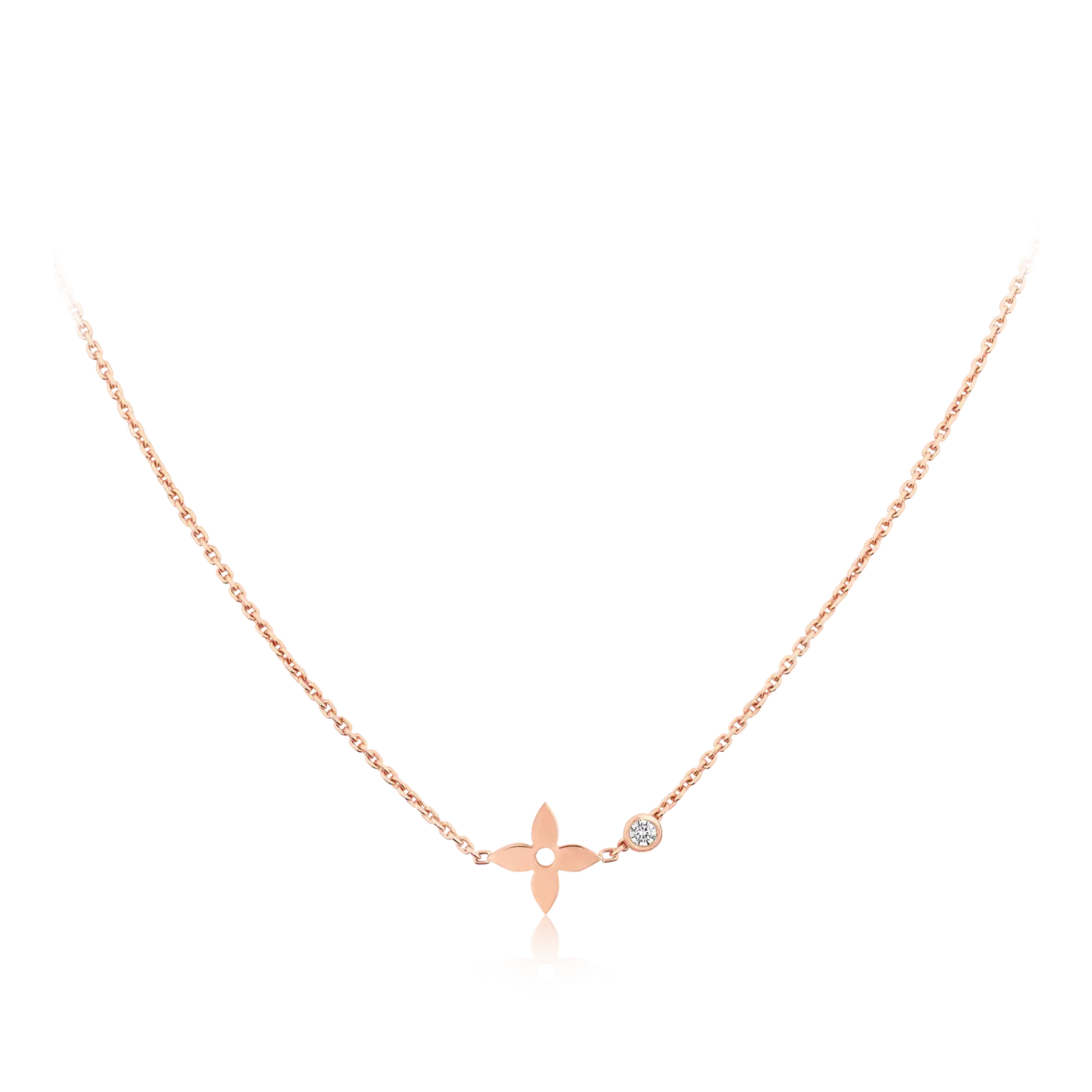 [Regalia jewelry]BLOSSOM PENDANT PINK GOLD AND DIAMOND
