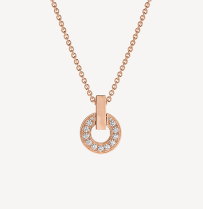 [Regalia jewelry]GARI NECKLACE PINK GOLD DIAMOND