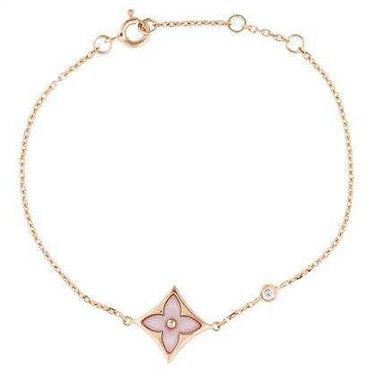 [Regalia jewelry]STAR 1 DIAMOND PINK GOLD BRACELET
