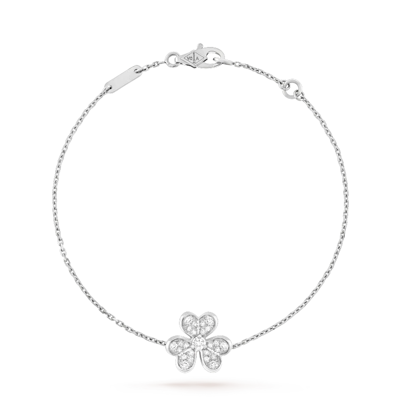 [Regalia jewelry]FRIVOLE SILVER FLOWER DIAMOND BRACELET
