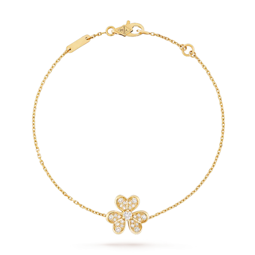 [Regalia jewelry]FRIVOLE GOLD FLOWER DIAMOND BRACELET