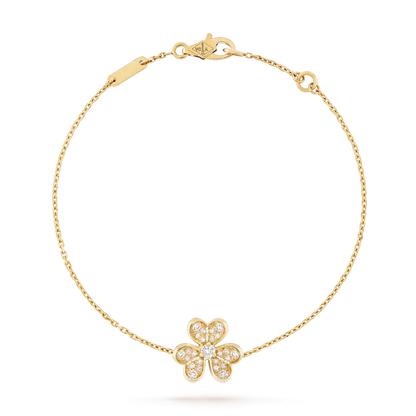 [Regalia jewelry]FRIVOLE GOLD FLOWER DIAMOND BRACELET
