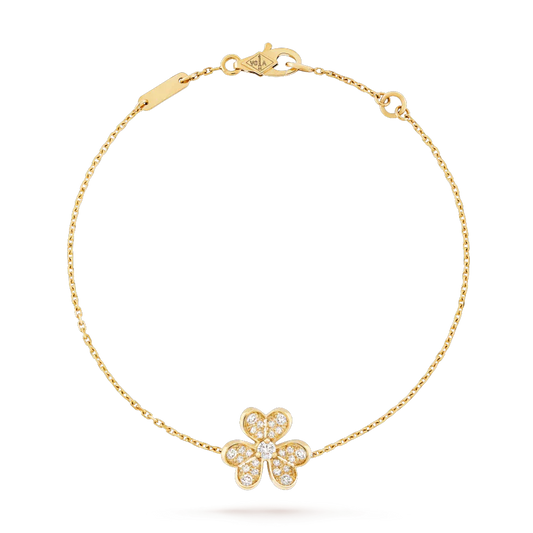 [Regalia jewelry]FRIVOLE GOLD FLOWER DIAMOND BRACELET