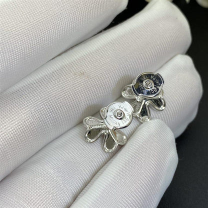 [Regalia jewelry]FRIVOLE MINI SILVER FLOWER EARRINGS