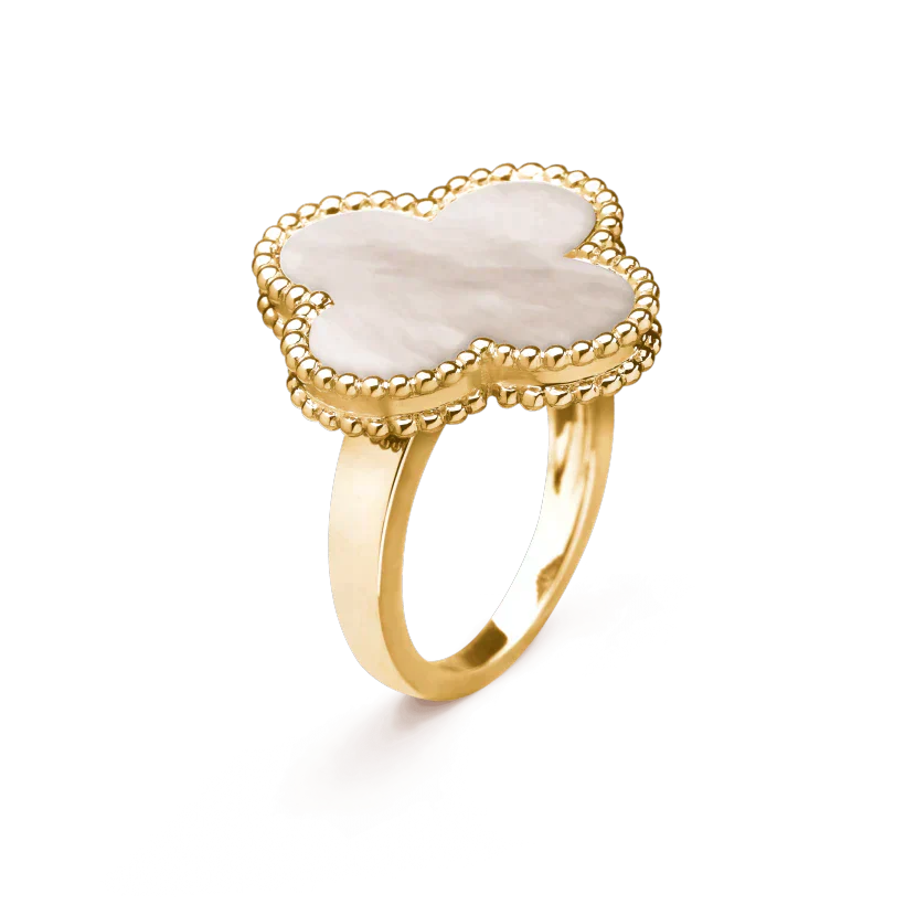 [Regalia jewelry]CLOVER WHITE MOP RING