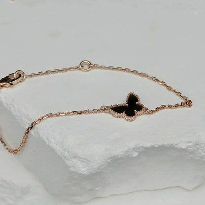 [Regalia jewelry]BUTTERFLY ONYX  BUTTERFLY BRACELET