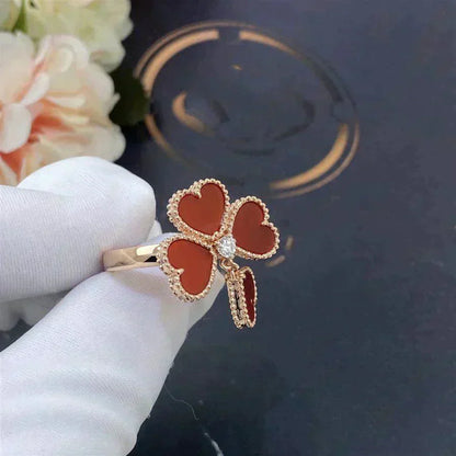 [Regalia jewelry]SWEET CLOVER CARNELIAN RING