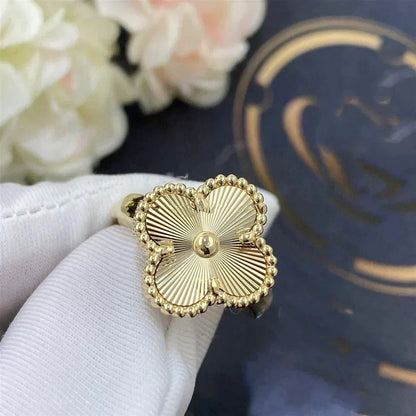 [Regalia jewelry]CLOVER GOLD RING