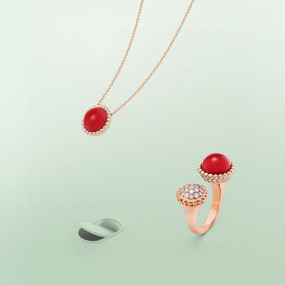 [Regalia jewelry]PERLEE COULEURS DIAMOND ROSE GOLD BETWEEN THE FINGER RING