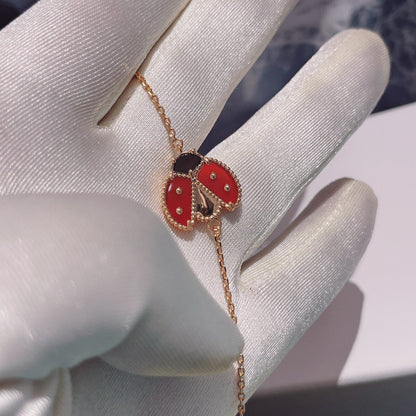 [Regalia jewelry]LUCKY SPRING 1 MOTIF PINK GOLD BRACELET